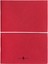 Ricci Z Notes 19X24 cm Düz - Düz Ikili Kırmızı Defter 1