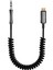 Type-C To 3.5mm Örgülü Aux Kablo Dönüştürücüleri (Tüm Type-C Girişli Telefonlar ile Uyumludur - iPhone 15 (Spiralli) 1