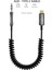 Type-C To 3.5mm Örgülü Aux Kablo Dönüştürücüleri (Tüm Type-C Girişli Telefonlar ile Uyumludur - iPhone 15 (Spiralli) 2