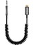 Type-C To 3.5mm Örgülü Aux Kablo Dönüştürücüleri (Tüm Type-C Girişli Telefonlar ile Uyumludur - iPhone 15 (Spiralli) 3