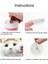 Yuvarlak Pet Serme Yatak Sıcak Rahat Yuvarlak Pet Yatak Mat Küçük Top Kapalı OUTDOOR30CM / 11.8 In Çapı Peynir Beyaz (Yurt Dışından) 5