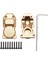 Rc Pirinç Ön Arka Diferansiyel Kapağı 1/24 Rc Araba Diferansiyel Kapağı SCX24 Axı 00002 Için SCX24 Axı 00001 Için SCX24 Axı 90081 Rc Araba (Yurt Dışından) 1