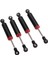 4 Adet Rc Amortisör 100MM Damper Için Iç Yaylı SCX10 1/10 Rc Paletli Araba Siyah (Yurt Dışından) 5