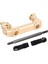 Pirinç Ön Tampon Braketi Bağlantı Çubuğu Seti Axial SCX10 Iıı AX103007 1/10 Rc Araba Için Uygun (Yurt Dışından) 2