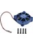 Motor Soğutma Fanı alüminyum alaşımlı hızlı ısı dağılımı RC Soğutma Fanı ile Metal Örgü kapak için 1/10 1/12 1/8 RC Araba Koyu Mavi (Yurt Dışından) 1