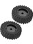 2 Adet Kamyon Tekerleği Lastik Lastik 55MM Dia Alüminyum Alaşım Için Fit Wpl D12 1/10 Rc Carblack (Yurt Dışından) 4
