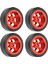 4 Adet Alüminyum Alaşımlı Drift Lastiği Rc Araba Aksesuarları Wltoys K969 K989 P929 1/28 Rcred Için Uygun (Yurt Dışından) 3