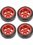 4 Adet Alüminyum Alaşımlı Drift Lastiği Rc Araba Aksesuarları Wltoys K969 K989 P929 1/28 Rcred Için Uygun (Yurt Dışından) 4