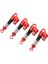 4 Adet Rc Amortisörler Kırmızı Alüminyum Alaşımlı Yüksek Elastik Bahar Metal Amortisörler SCX24 1/24 Rc Araba Için (Yurt Dışından) 2