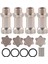 4 Adet Alüminyum 17MM Hex Hub Uzatma Adaptörü Için 1: 8 Oranı Rc Model Araba(Titanyum Renk) (Yurt Dışından) 4