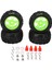 4 Adet 82MM Ön Arka Lastik Lastik ve 5 Kollu Jant Seti Wltoys 144001 1/14 Rc Off Road Cargreen (Yurt Dışından) 1
