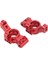 2 Adet Metal Alüminyum Alaşım Arka Knuckle Kol Hub Taşıyıcı Traxxas 4-Tec 2.0 3.0 1/10 Rc Araba Yükseltme Parçaları Aksesuarları Kırmızı (Yurt Dışından) 4