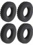 4 Adet 20MM Genişlik Ayakkabı Taban Desenli Lastik Tamiya Traktör Kamyon 1/14 Rc Araba Siyah (Yurt Dışından) 4