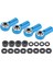 Bağlantı Çubuğu Ucu Bilyalı Bağlantı Alüminyum Alaşımlı Hsp/rgt/himoto/redcat 1/10 Rc Carblue Için Uygun (Yurt Dışından) 2