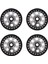 4 Adet 1.9 Inç Rc Metal Beadlock 8 Yuvarlak Delik Jant Göbekleri Axial SCX10 90046 Rc 1/10 Araba Titanyum Rengi (Yurt Dışından) 1