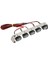 Rc Işık Çubuğu LED Işıkları Kare Tavan Lambası Dıy Far SCX10 1/10 Rc Araba Tırmanma Aracı Için5 Işık (Yurt Dışından) 3