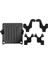 Alüminyum Alaşımlı Alıcı Raf Amortisör Braketi Axial SCX24 90081 1/24 Rc Araba Içinsiyah (Yurt Dışından) 2