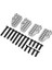 4 Adet Metal Gözenekli Ön Arka Amortisör Sabit Kodları Axial Capra 1.9 Utb AXI03004 Rc Carsilver (Yurt Dışından) 2