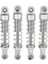 2 Çift Rc Metal Evrensel Amortisör Sönümleyici Seti Wpl C14 Rc Araba Yükseltme Parçaları Için Amortisör Montajlı Gümüş (Yurt Dışından) 4