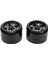2 Adet 2.2 Inç Rc Alüminyum Beadlock Tekerlek Jantları 5 Kollu Metal Tekerlek Göbeği Axial SCX10 1/10 Rc Paletli Araba Içinsiyah (Yurt Dışından) 2