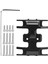 Alüminyum Şasi Montaj Plakası Şanzıman Montaj Şanzıman Tutucu Axial SCX24 1/24 Rc Araba Içinsiyah (Yurt Dışından) 1