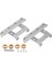 Kombinatörlü Metal Pedal Kaydırıcı Axial SCX10II 90046 90047 90075 Rc Kamyon Aksesuarlarıgümüş (Yurt Dışından) 1