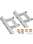Kombinatörlü Metal Pedal Kaydırıcı Axial SCX10II 90046 90047 90075 Rc Kamyon Aksesuarlarıgümüş (Yurt Dışından) 4