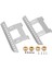 Kombinatörlü Metal Pedal Kaydırıcı Axial SCX10II 90046 90047 90075 Rc Kamyon Aksesuarlarıgümüş (Yurt Dışından) 5