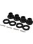 4 Adet Rc Tekerlek Hex Sürücü 17MM Alüminyum Alaşım Jant Hex Çoğaltıcı Kiti Için Hsp 1/8 Rc Carblack (Yurt Dışından) 1