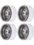 4 Adet Metal 1.9 Inç Jant 10 Üçgen Delikli Göbek Axıal SCX10 1/10 Rc Tırmanma Arabası Için Titanyum Rengi (Yurt Dışından) 4