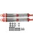 2 Adet 130MM Rc Metal Amortisör Damper Seti Hsp / Rgt / Himoto / Redcat 1/10 Rc Carred (Yurt Dışından) 1