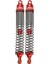 2 Adet 130MM Rc Metal Amortisör Damper Seti Hsp / Rgt / Himoto / Redcat 1/10 Rc Carred (Yurt Dışından) 5