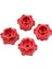 2 Çift Rc Alüminyum 5mm Genişletilmiş Tekerlek Altıgen Adaptör Dönüştürücü Losı Lmt 4WD Katı Aks 1/8 Monster Truckred (Yurt Dışından) 5