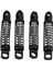 Wpl D12 1/10 Rc Araba Yükseltme Parçaları Için 4 Set Metal Ön Arka Amortisör Sönümleyicisisiyah (Yurt Dışından) 5