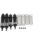 4 Adet Alüminyum Ön ve Arka Rc Amortisör Losi Lasernut U4 Mukavemetli 1/10 Off Road Carsblack (Yurt Dışından) 3