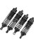 4 Adet Alüminyum Ön ve Arka Rc Amortisör Losi Lasernut U4 Mukavemetli 1/10 Off Road Carsblack (Yurt Dışından) 4