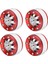 4 Adet Rc Araba Alüminyum Alaşım Beadlock Jant Hub Wpl 1/16 Rc Askeri Kamyon (Gümüş Kırmızı) (Yurt Dışından) 5