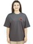 Luxfin | Gri Renk | Baskılı Kadın T-shirt | Oversize 2