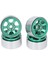 4 Adet Rc Tekerlek Hub Seti Alüminyum Alaşımlı Cnc Rc Tekerlek Jant Hub 1.9 In Lastik Sırtı Yeşil (Yurt Dışından) 3