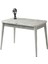 Kelebek Kütük Marmo Desen Highgloss Açılır 120X70 Masa (Açılımış Ölçüsü 150X70) 1