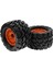 Uzaktan Kumanda Paletli Lastik Araba Turuncu Lastikler 120*72 * 69MM Için 4 Adet Yedek Kyosho Hpı Trax Canavar Mk2 Tamiya Eksenel 1/10 Uzaktan Kumanda Araba Tekerlekleri (Yurt Dışından) 5