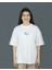Aerialis Mortem | Beyaz Renk | Baskılı Kadın T-shirt | Oversize 2