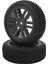2 Adet Rc Araba Ön Lastikler Plastik Jant Lastik Lastik Değiştirme Bonzai 1/16 Off Road Aracı (Yurt Dışından) 4