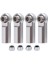 4 Adet Metal Küresel Mafsal Alaşım 1/10 Model Araba Için 7.0 mm Çap M4 Iplik Rc Araba Küresel Mafsal 4 Düz Gümüş (Yurt Dışından) 1