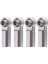 4 Adet Metal Küresel Mafsal Alaşım 1/10 Model Araba Için 7.0 mm Çap M4 Iplik Rc Araba Küresel Mafsal 4 Düz Gümüş (Yurt Dışından) 2