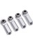 4 Adet Metal Küresel Mafsal Alaşım 1/10 Model Araba Için 7.0 mm Çap M4 Iplik Rc Araba Küresel Mafsal 4 Düz Gümüş (Yurt Dışından) 3