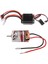 540 Fırçalı Motor Su Geçirmez Paslanmaz Çelik Kasa 3 Yuvası Yüksek Burulma Motoru ve Esc Eksenel SCX10 AXI03007 1/10 Rc Araba 29T (Yurt Dışından) 1