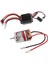 540 Fırçalı Motor Su Geçirmez Paslanmaz Çelik Kasa 3 Yuvası Yüksek Burulma Motoru ve Esc Eksenel SCX10 AXI03007 1/10 Rc Araba 29T (Yurt Dışından) 3