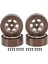 4 Adet 1.3 Inç Jantlar Jant Alüminyum Alaşım 6 Delik Jant Hub Traxxas TRX4M 1/18 Rc Paletli Bronz (Yurt Dışından) 1