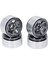 4 Adet Rc Tekerlek Hub Seti Alüminyum Alaşımlı Cnc Rc Tekerlek Jant Hub 1.9 In Lastik Sırtı Titanyum (Yurt Dışından) 4